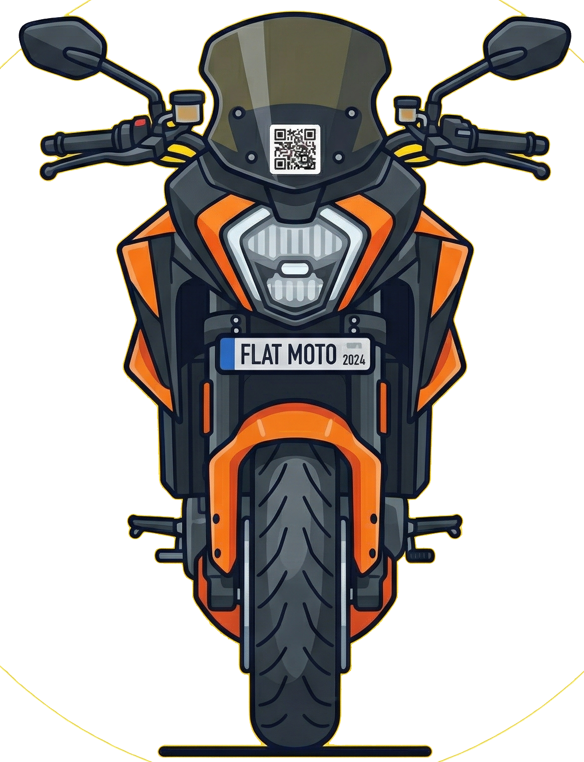 Bike QR Tag