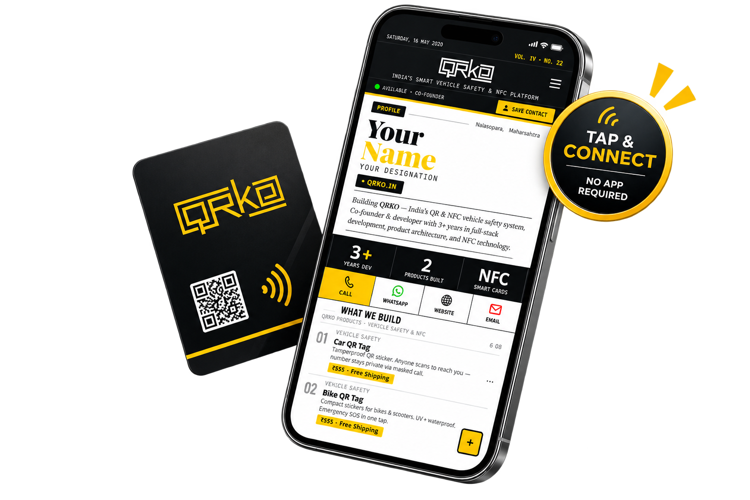 QRko NFC cards